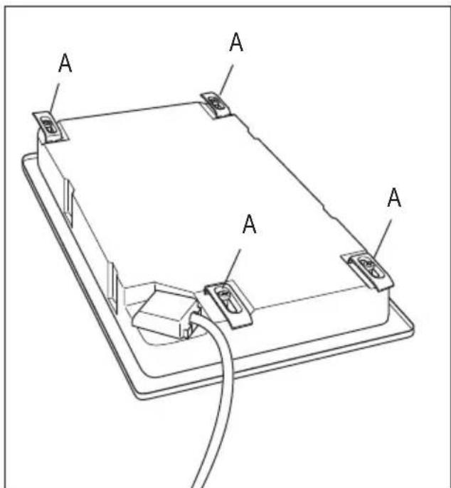 CANDY CH32XK - FASTENING THE COOKTOP - 1