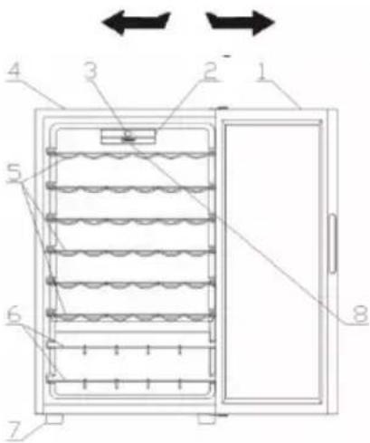 CANDY CWC 150 MHF - PORTA REVERSIBLE - 1