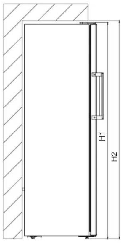 ELECTROLUX LUT6NE28U - Dimensiones - 1
