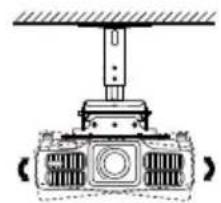 EPSON ELPMB48 - 投写映像が右たは左に傾いてると - 2
