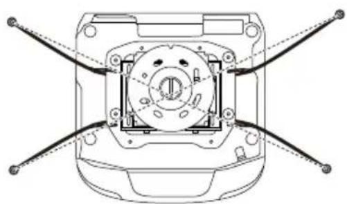 EPSON ELPMB48 - Installazione dei cavi di sicurezza - 1