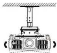EPSON ELPMB48 - Inclinazione a destra o a sinistra delle immagini proiettate - 2
