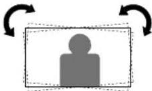 EPSON ELPMB48 - Inclinaison des images projétées vers la croite ou vers la gauche - 1