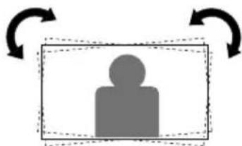 EPSON ELPMB48 - Tilting the Projected Images to the Right or Left - 1