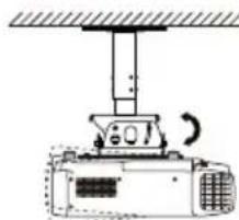 EPSON ELPMB48 - Höher- und Niedrigerstellen der projzierten Bilder - 2
