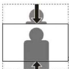 EPSON ELPMB48 - Movimiento de las imágenes proyectadas a un punto más alto o bajo - 1