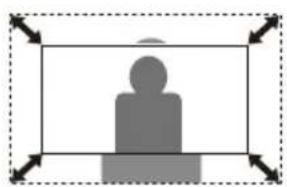 EPSON ELPMB48 - Einstellen der große der projzierten Bilder - 1