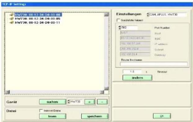 Camille Bauer KINAX HW730ModbusTCP - Geräte im lokalen Netz - 1