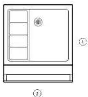 DCS RF15IR3 - 3GDSBE1-302 Plaque chauffante/bruleur laterale - 1