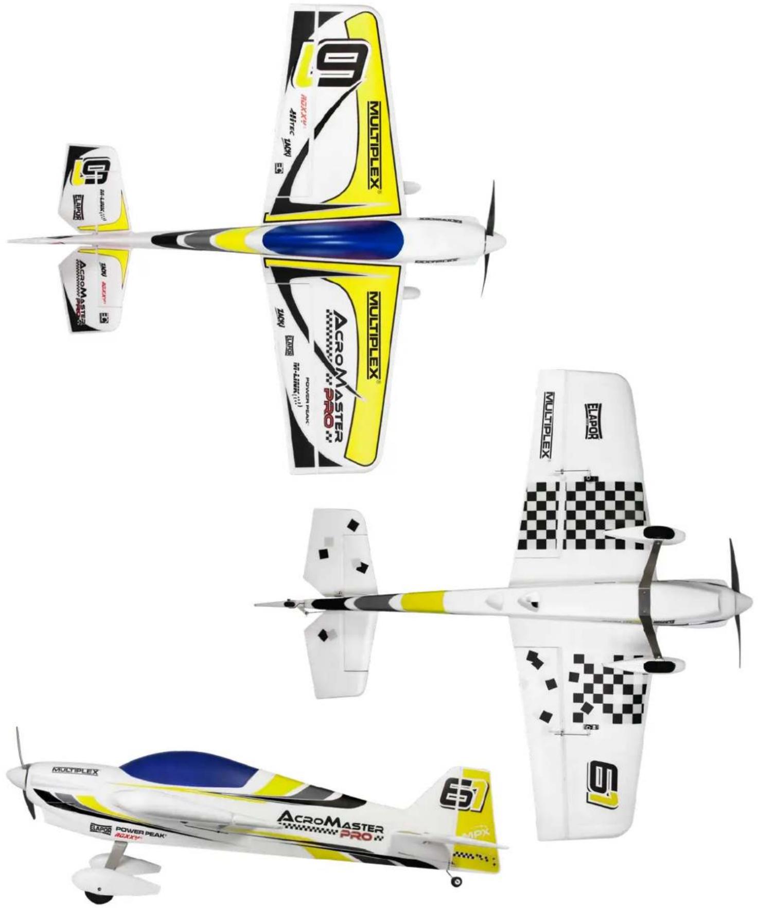 MULTIPLEX AcroMaster Pro - Dekorplatzierung • Decal positioning • Placement des autocollants • Posizionamento decalcabili • Colocación de la decoración - 1