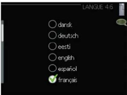 MITSUBISHI PT500 - Menu 4.6 - langue - 1