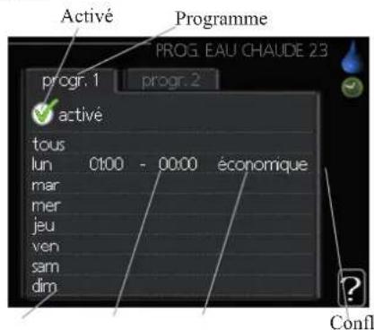 MITSUBISHI PT500 - Menu 2.3 - programmation - 1