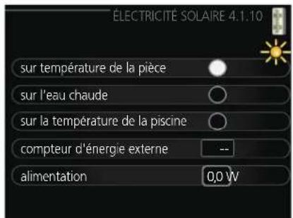 MITSUBISHI PT500 - Menu 4.1.10 - Electricité solaire - 1