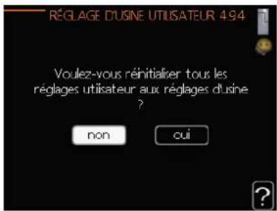 MITSUBISHI PT500 - Menu 4.9.4 - réglage d'usine utilisateur - 1