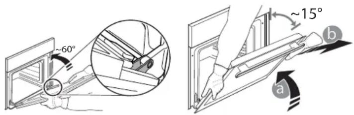 WHIRLPOOL OMR559RR0X - REMOVING AND REFITTING THE DOOR - 2