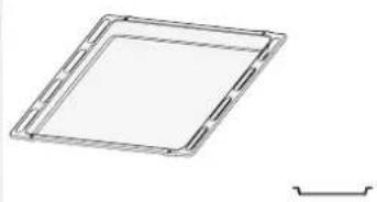 WHIRLPOOL OMR559RR0X - ROOSTER DRUIPLAAT \* BAKPLAAT \* SCHUIFRAILS \* - 3
