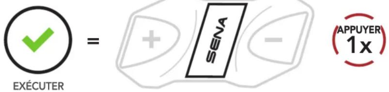 Sena CAVALRY LITE - Supprimer toutes les informations afférentes au couplage bluetooth - 5