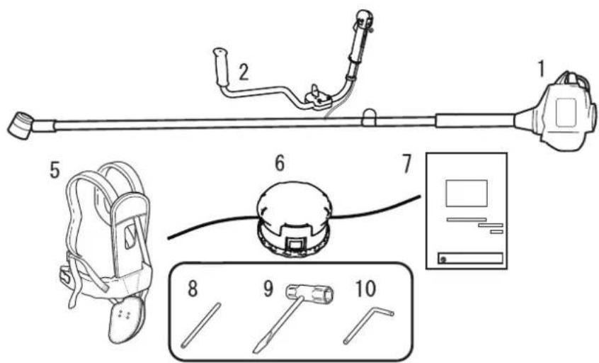 Shindaiwa T303TS - Packing list - 4