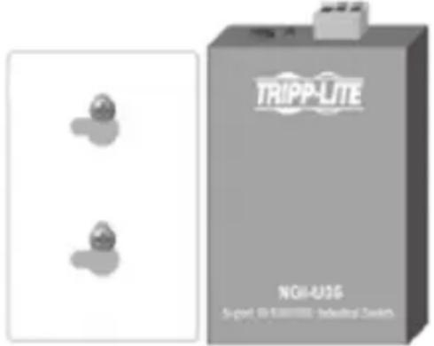 Tripp Lite NGIU08 - Instructions de montage/démontage pour le rail DIN - 1