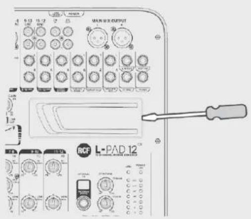 RCF LPAD 12CX - SCHEDE OPZIONALI RCF mixing consoles Installazione e uso - 1