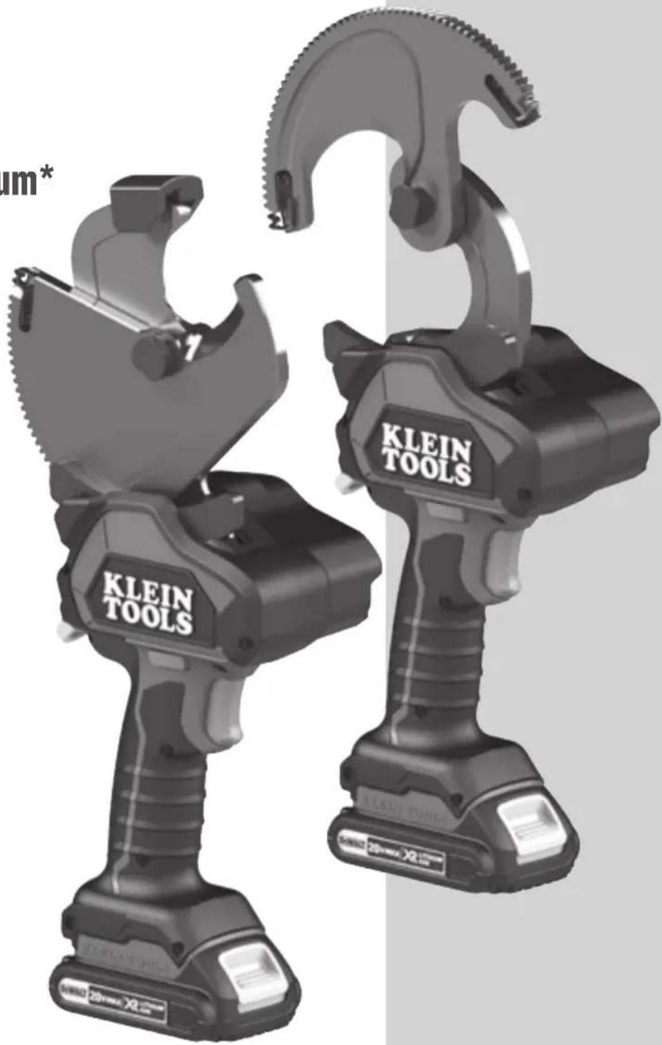 Klein Tools BAT20G2 - Battery-Powered Geared Cable Cutters - 1