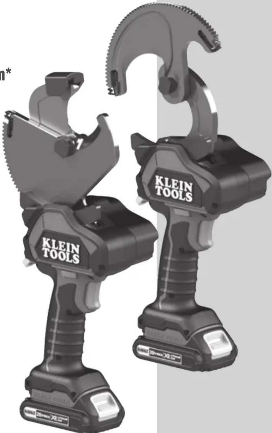 Klein Tools BAT20G1 - Coupe-câbles à cliquet à piles - 1