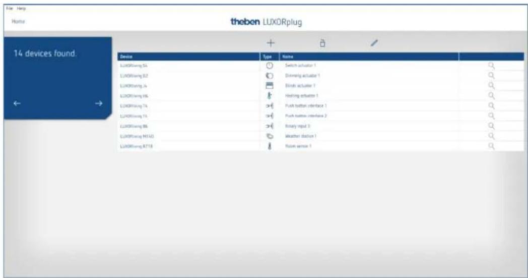 THEBEN LUXORliving M130 - Listedesappareils - 1