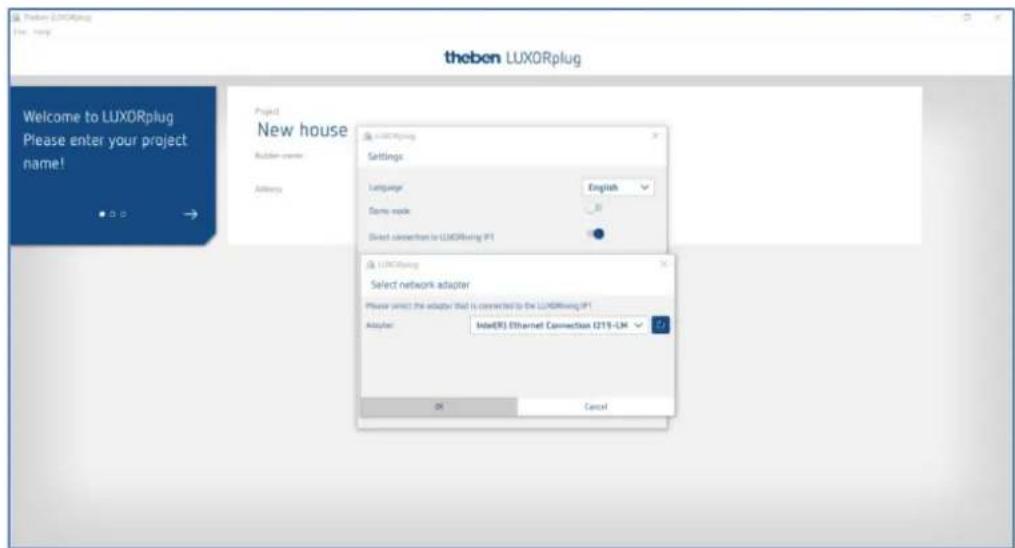 THEBEN LUXORliving M130 - Variante 2 - Connexion sans routeur, avec service DHCP de LUXORplug - 2