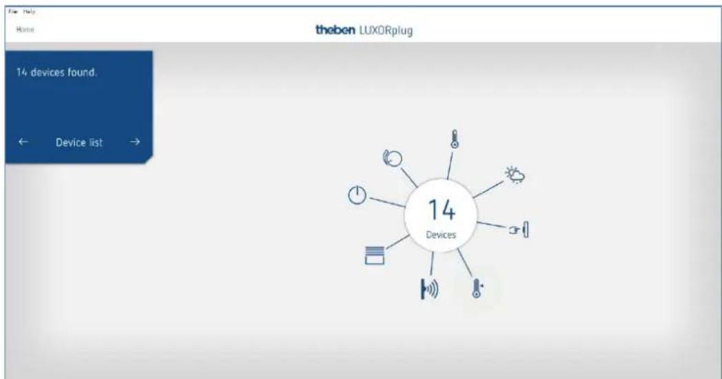 THEBEN LUXORliving M130 - Enregister les appareils de l'installation - 7