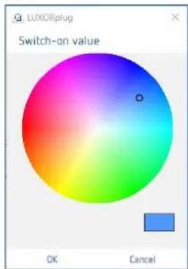 THEBEN LUXORliving M130 - Selection de couleur avec le paramètre « Valeur fixe » à l'activation - 2