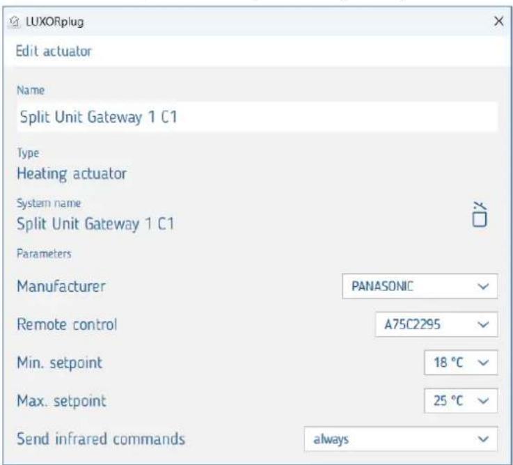 THEBEN LUXORliving M130 - Commande de la climatisation avec une passerelle KNX (LUXORliving AC IR1) - 1