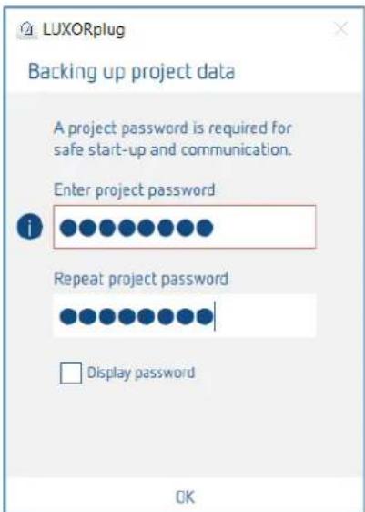 THEBEN LUXORliving M130 - Mot de passer de projet - 1