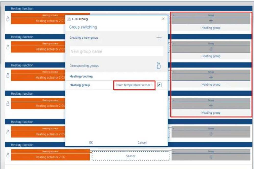 THEBEN LUXORliving M130 - Regroupement des canaux des actionneurs de chauffage - 1