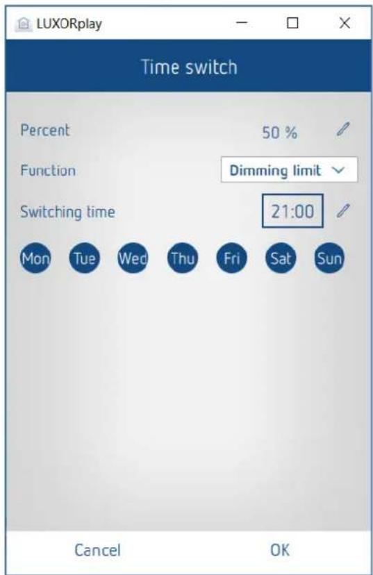 THEBEN LUXORliving M130 - Supprimer la limitation de variation - 1