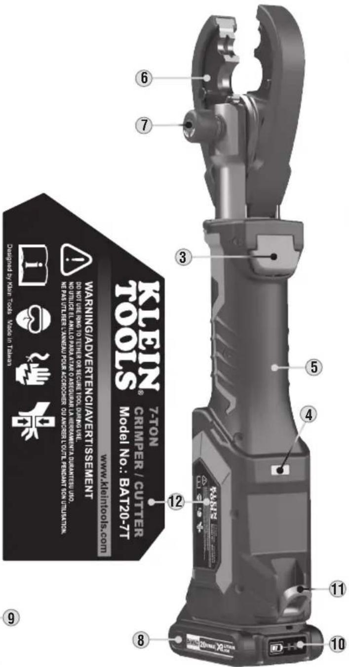 Klein Tools BAT207T11 - DETELLES DE LAS CARACTERISTICAS - 2