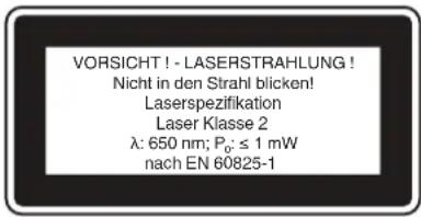 EINHELL TESM 8 L Dual - Özel lazer güvenlik uyarilari - 1