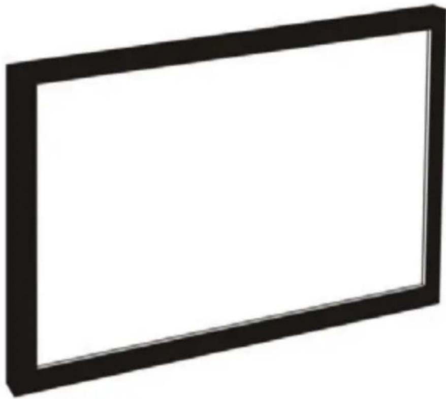 INSIGNIA NSSCR120FIX19W - Écran de projection à encadrement fixe - 1