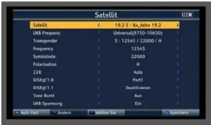 Telestar SATPLUS 4 - DVB-S/S2 standardinstelling - 2