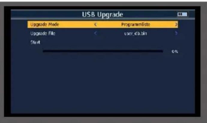 Telestar SATPLUS 4 - Importazione di un elenco di programmi tramite USB - 2