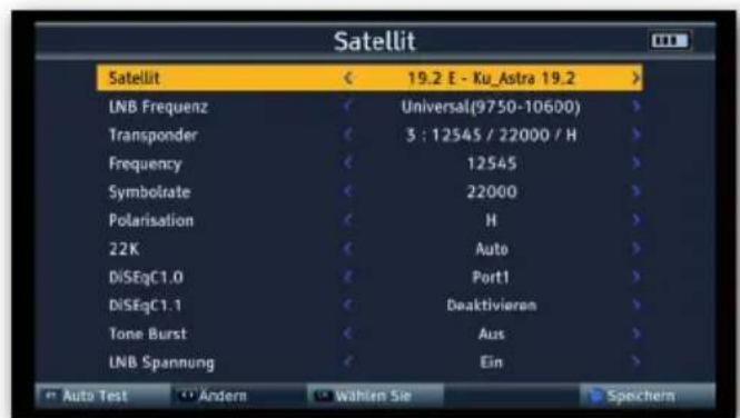 Telestar SATPLUS 4 - 6.1.DVB-S/S2Voreinstellung - 2