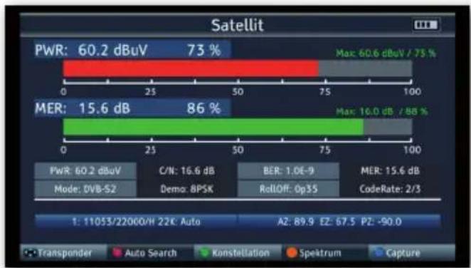 Telestar SATPLUS 4 - 6.2.DVB-S/S2Messung - 1