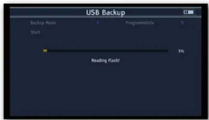 Telestar SATPLUS 4 - Einstellungen auf USB speichern / USB Backup - 3