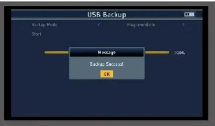 Telestar SATPLUS 4 - Passare alla riga Start e premere OK. - 2