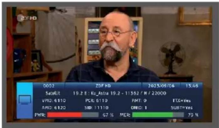 Telestar SATPLUS 4 - DVB-S/S2 measurement - 2