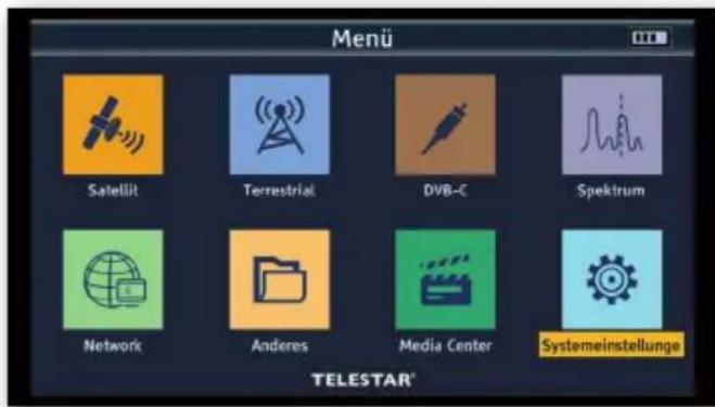 Telestar SATPLUS 4 - Systemeinstellungen - 1