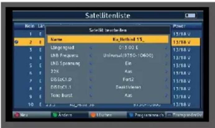 Telestar SATPLUS 4 - De satellietkanalenlijst bijwerken - 4