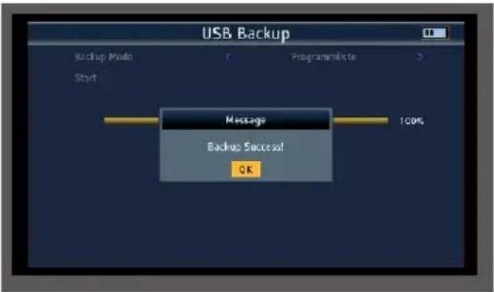 Telestar SATPLUS 4 - Passare alla riga Start e premere OK. - 2