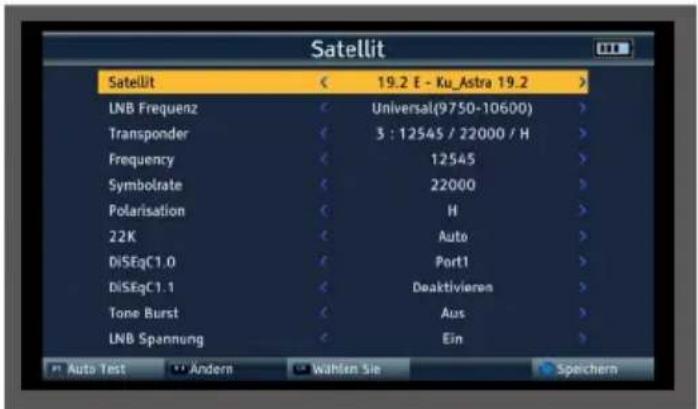 Telestar SATPLUS 4 - 6.1.préréglage DVB-S/S2 - 2
