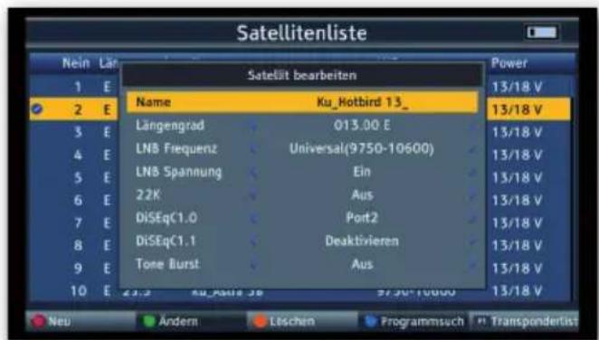 Telestar SATPLUS 4 - Satelliten Programmliste aktualisieren - 3