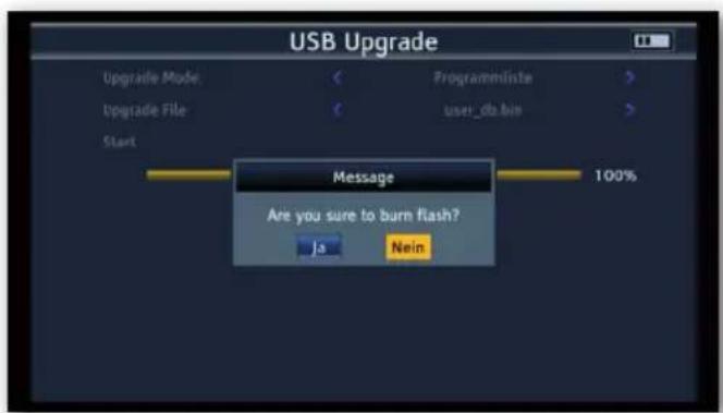 Telestar SATPLUS 4 - Programmliste über USB einspielen - 4